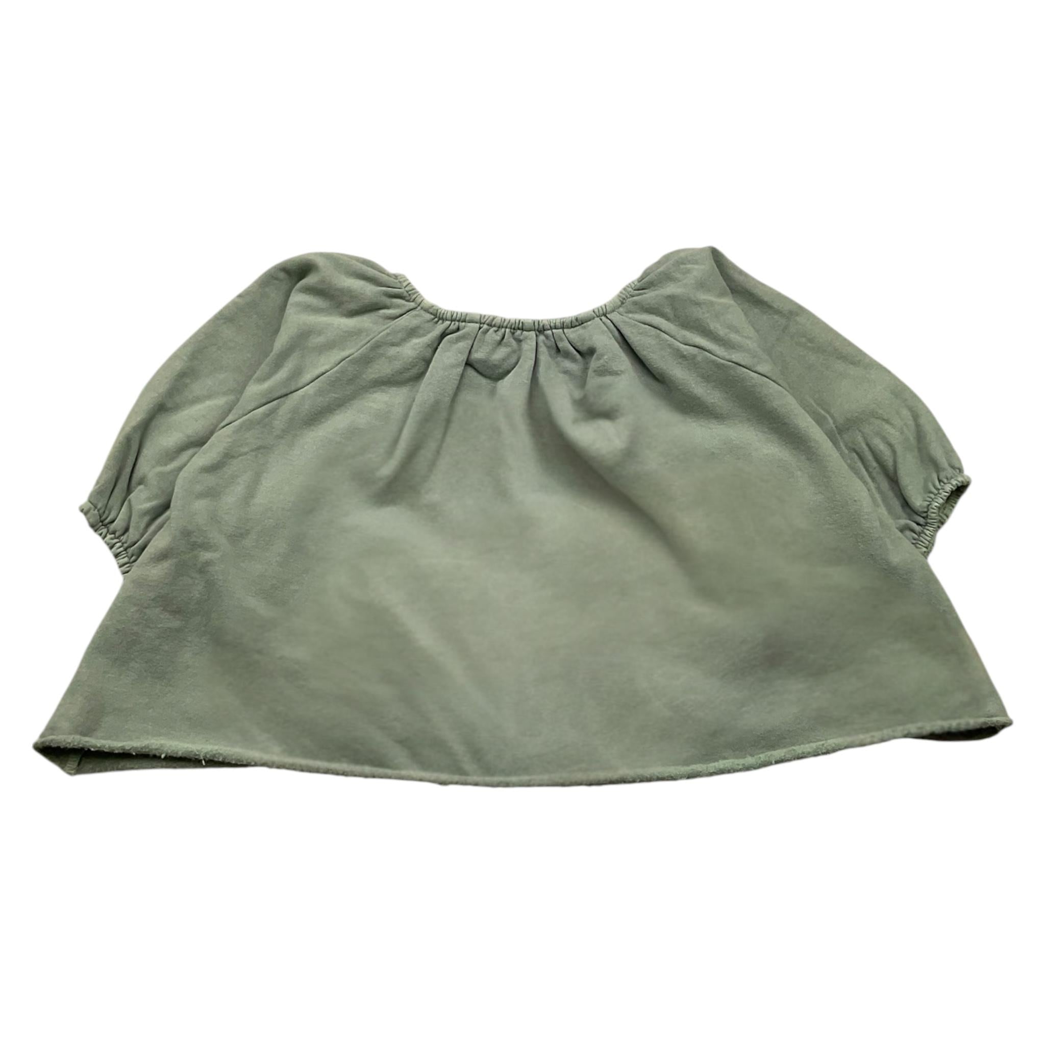 ZERO AMPERE cardigan tinta unita  Verde per Neonata MONET VERDE ZERO AMPERE