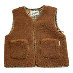 SAINT BARTH gilet modello teddy tinta unita Biscotto per Bambina NIA0001 BISCOTTO SAINT BARTH