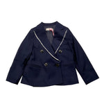 VICOLO giacca tinta unita con profili in contrasto Blu per Bambina 3141J00131 BLU VICOLO