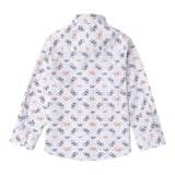 SARABANDA camicia tinta unita con stampa biciclette Bianco per Neonato A122 BIANCO SARABANDA