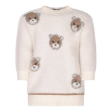 FUN & FUN abito girocollo tinta unita con brillantini Panna per Bambina FBDR00224 PANNA FUN & FUN