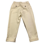 MICHAEL COAL pantalone tinta unita con elastico in vita Panna per Bambino YOUMC3055F24 PANNA MICHAEL COAL