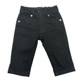 TRUSSARDI jeans tinta unita con elastico in vita Nero per Neonato TIA25088JE NERO TRUSSARDI