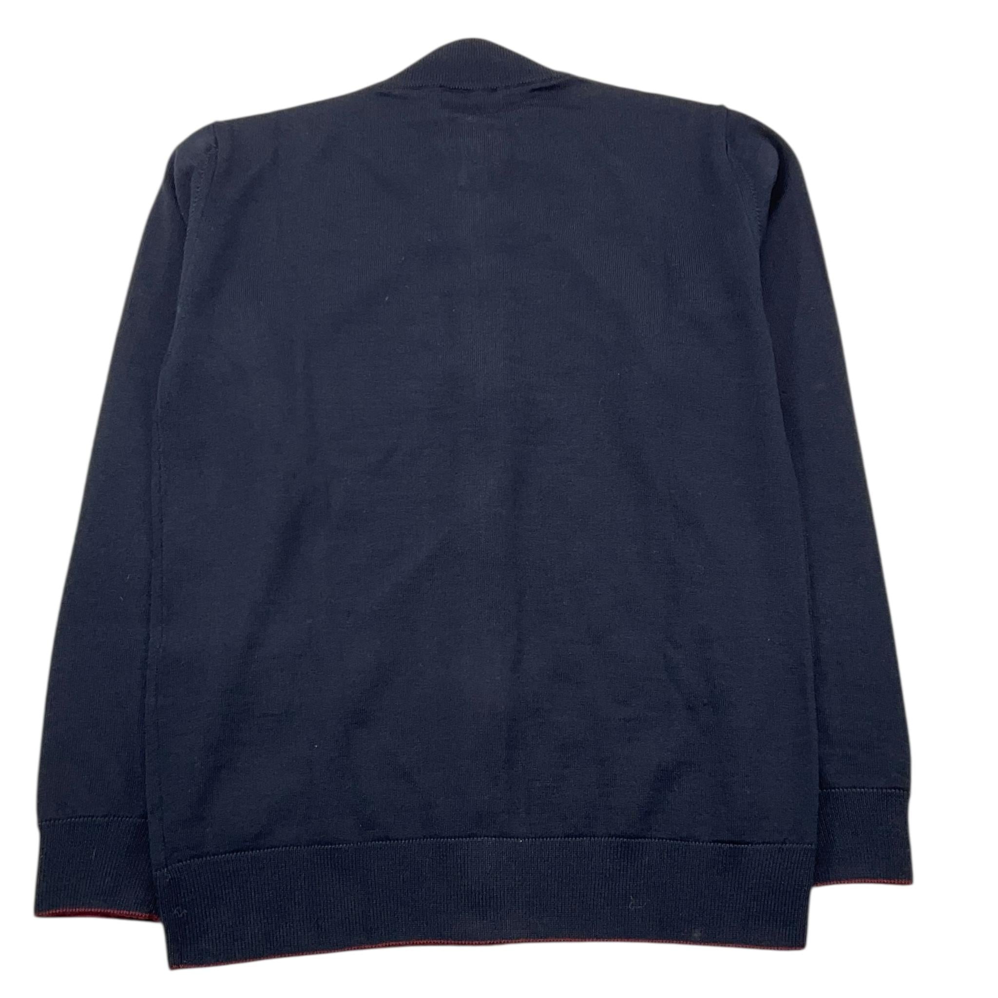 EMPORIO ARMANI cardigan tinta unita con zip Blu per Bambino 6G4M55 BLU EMPORIO ARMANI