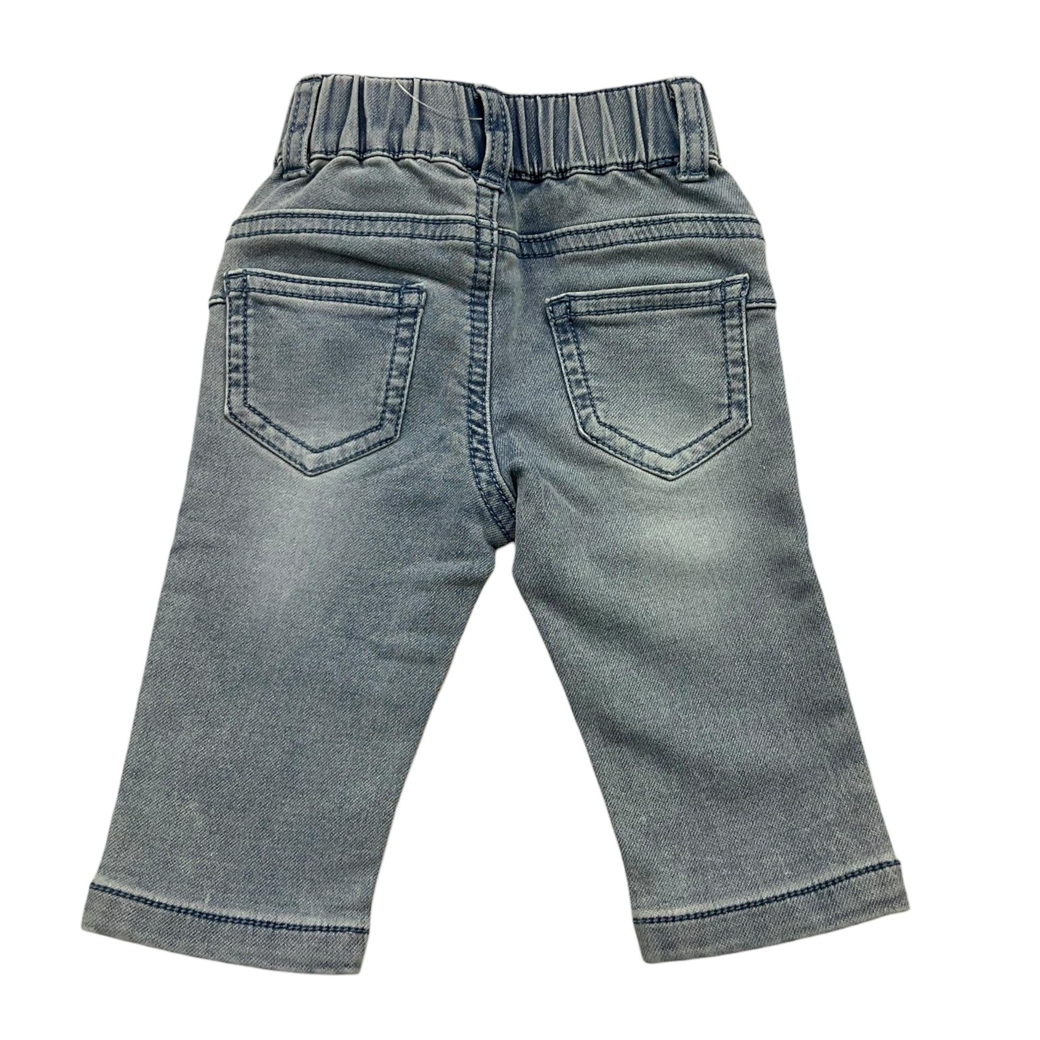 LIU JO jeans tinta unita con elastico in vita Azzurro per Neonata HF4017X AZZURRO LIU JO