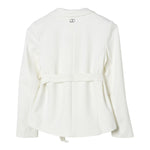 TWINSET giacca tinta unita con cintura Bianco per Bambina 242GJ2046 BIANCO TWINSET