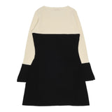 LIU JO abito manica lunga bicolore Panna/nero per Bambina GF4134 PANNA/NERO LIU JO