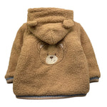 MARLU' cappotto tinta unita cn cappuccio Beige per Neonato IB6140 BEIGE MARLU'