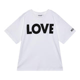 MOSCHINO t-shirt girocollo tinta unita con stampa Bianco per Bambina HDM06HXXX BIANCO MOSCHINO