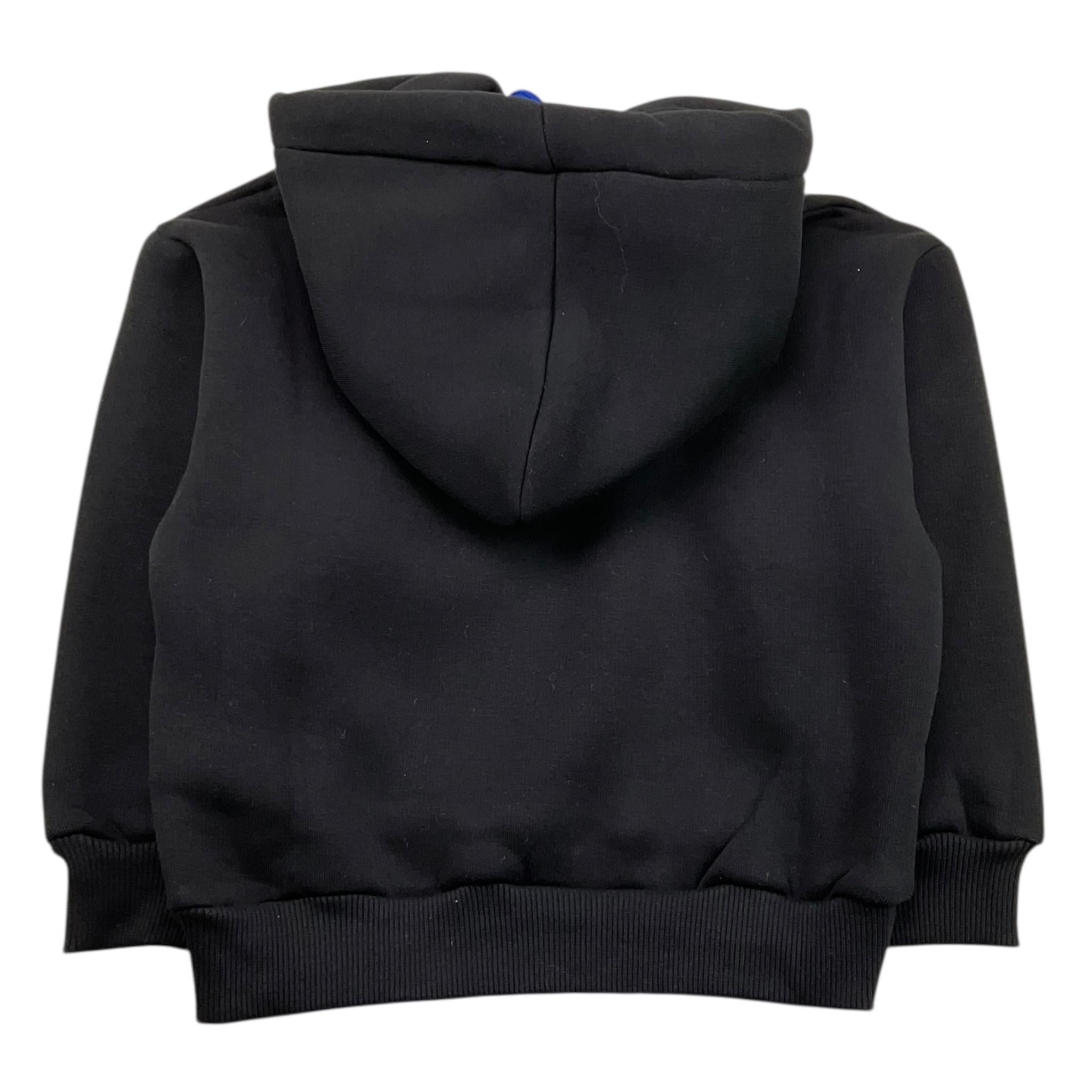 DO NOT CONFORM felpa chiusa con cappuccio tinta unita cn logo Nero per Neonato FE025N NERO DO NOT CONFORM