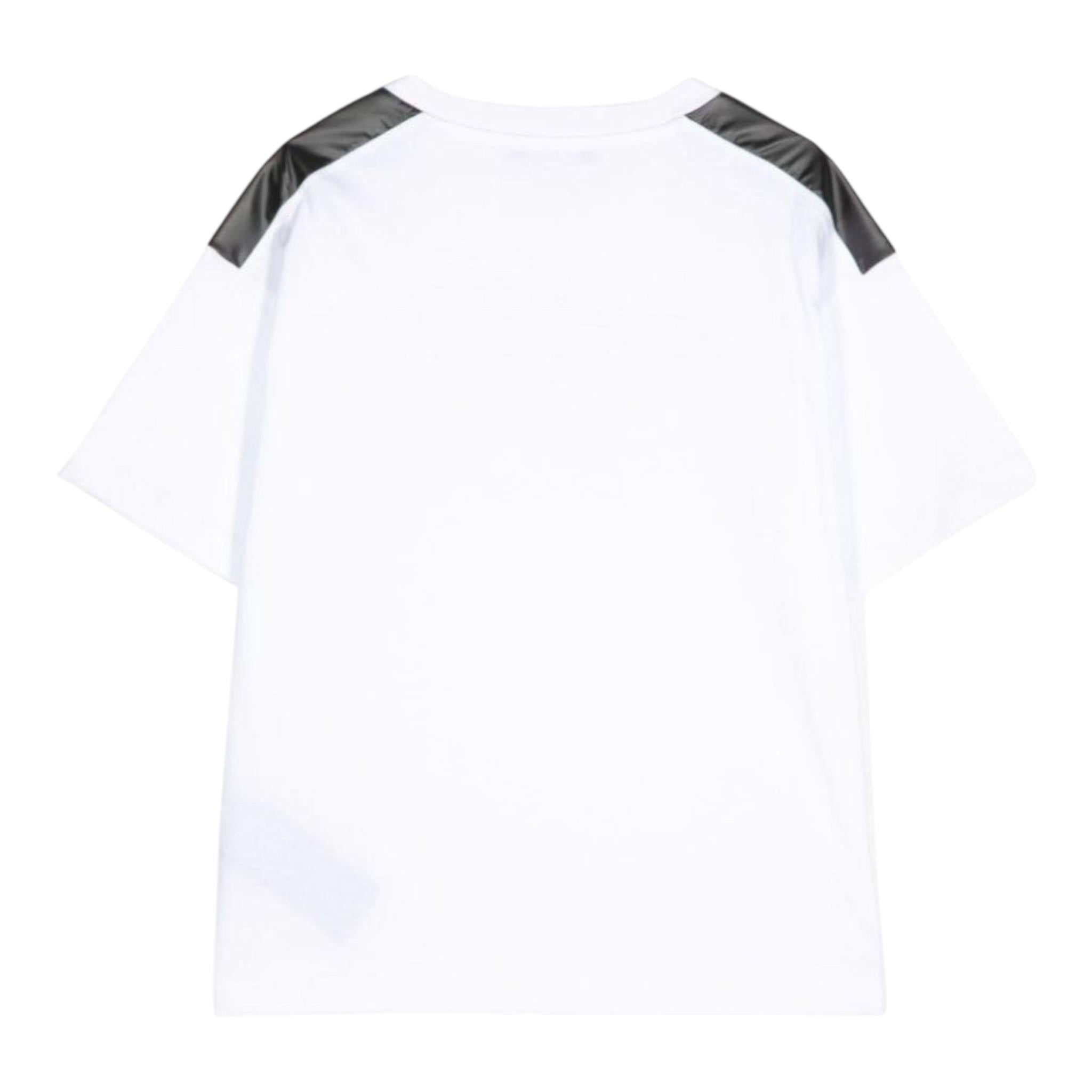 BALMAIN t-shirt girocollo tinta unita con stampa Bianco per Bambino BV8Q81X BIANCO BALMAIN