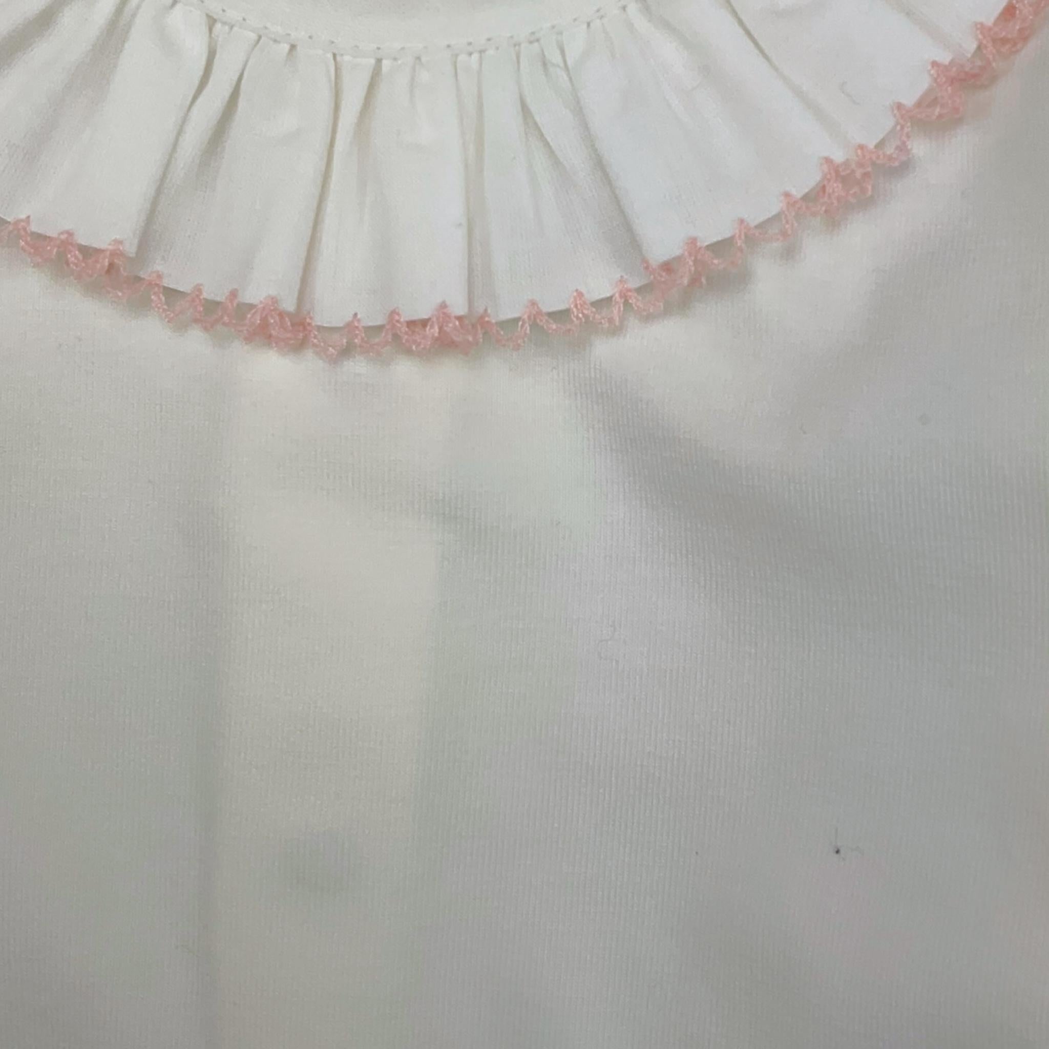 PAZ RODRIGUEZ body tinta unita con colletto Bianco per Neonata 02089079K BIANCO PAZ RODRIGUEZ