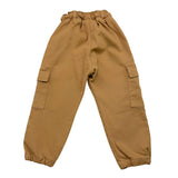 NEVER TOO pantalone modello cargo tinta unita Biscotto per Bambino NT2168B BISCOTTO NEVER TOO