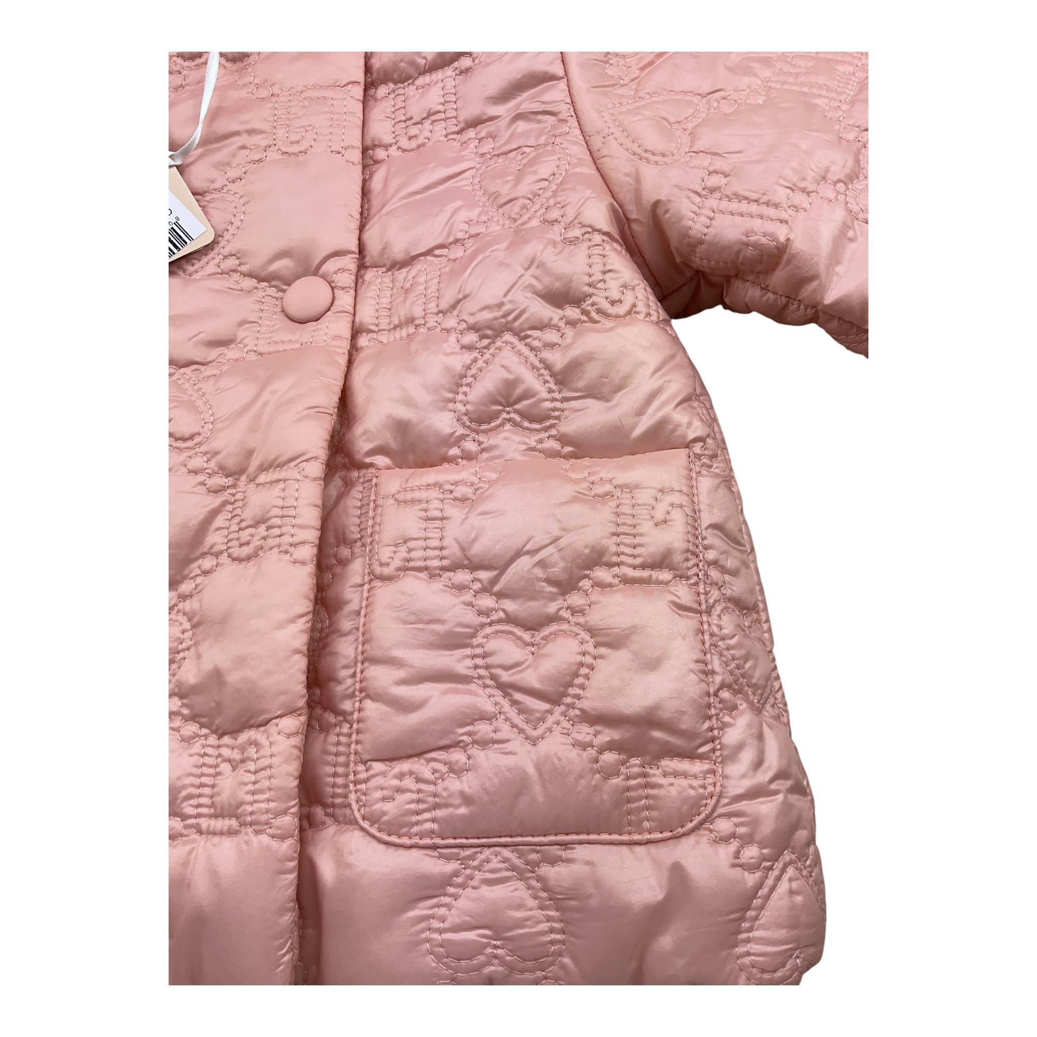 LIU JO giubbino tinta unita con cappuccio Rosa per Neonata HF4006XX ROSA LIU JO