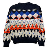 DANIELE ALESSANDRINI cardigan tinta unita con fantasia astratta Blu per Bambino 1231W00039X BLU DANIELE ALESSANDRINI