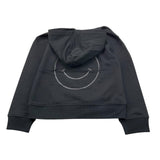MOSCHINO felpa tinta unita con cappuccio e stampa Nero per Bambino HUF09C NERO MOSCHINO