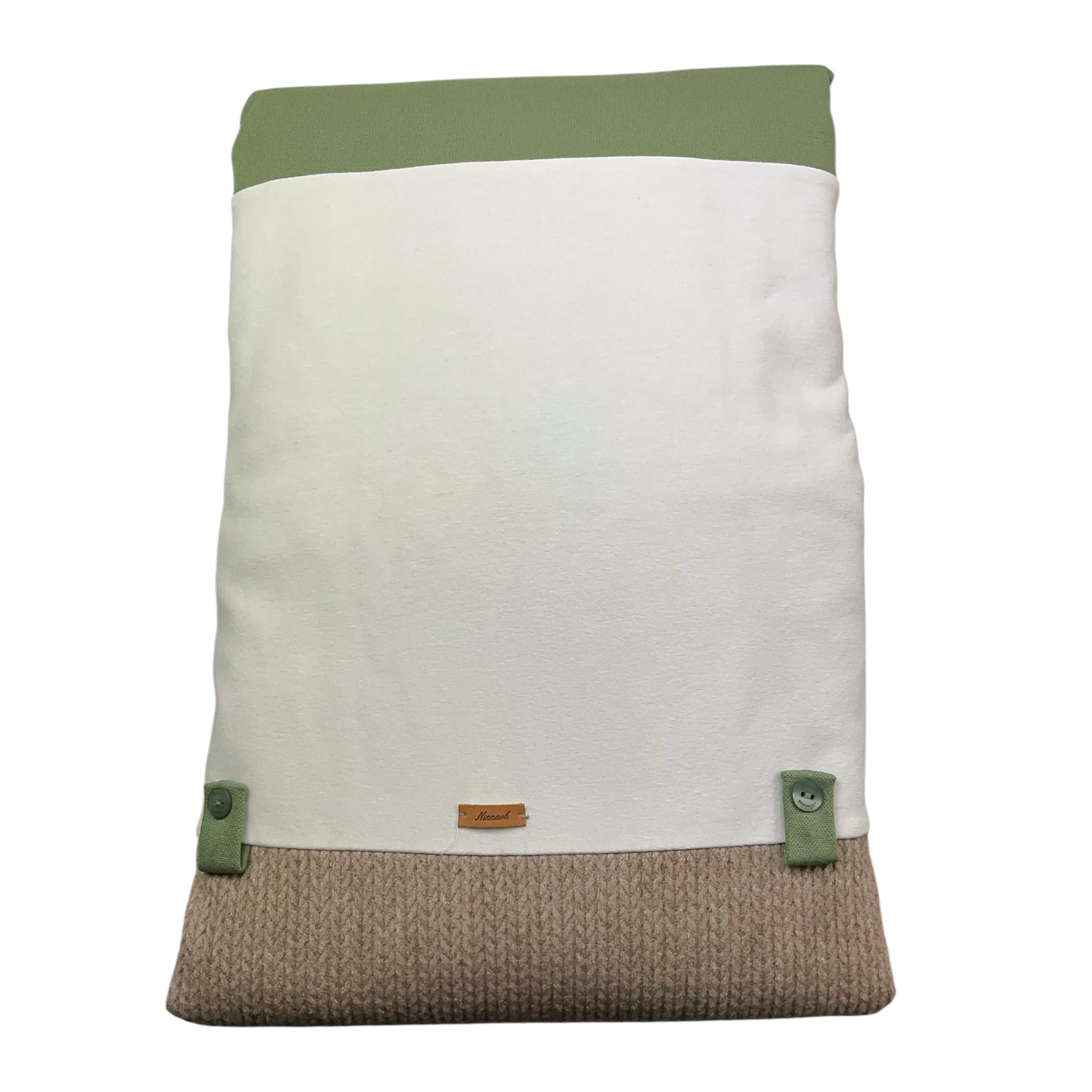NINNAOH coperta tricolore Bianco per Neonato I24COP216L BIANCO NINNAOH