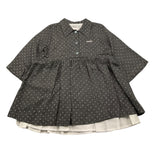 NANAN abito manica lunga tinta unita Grigio per Bambina I2343024GRJ GRIGIO NANAN