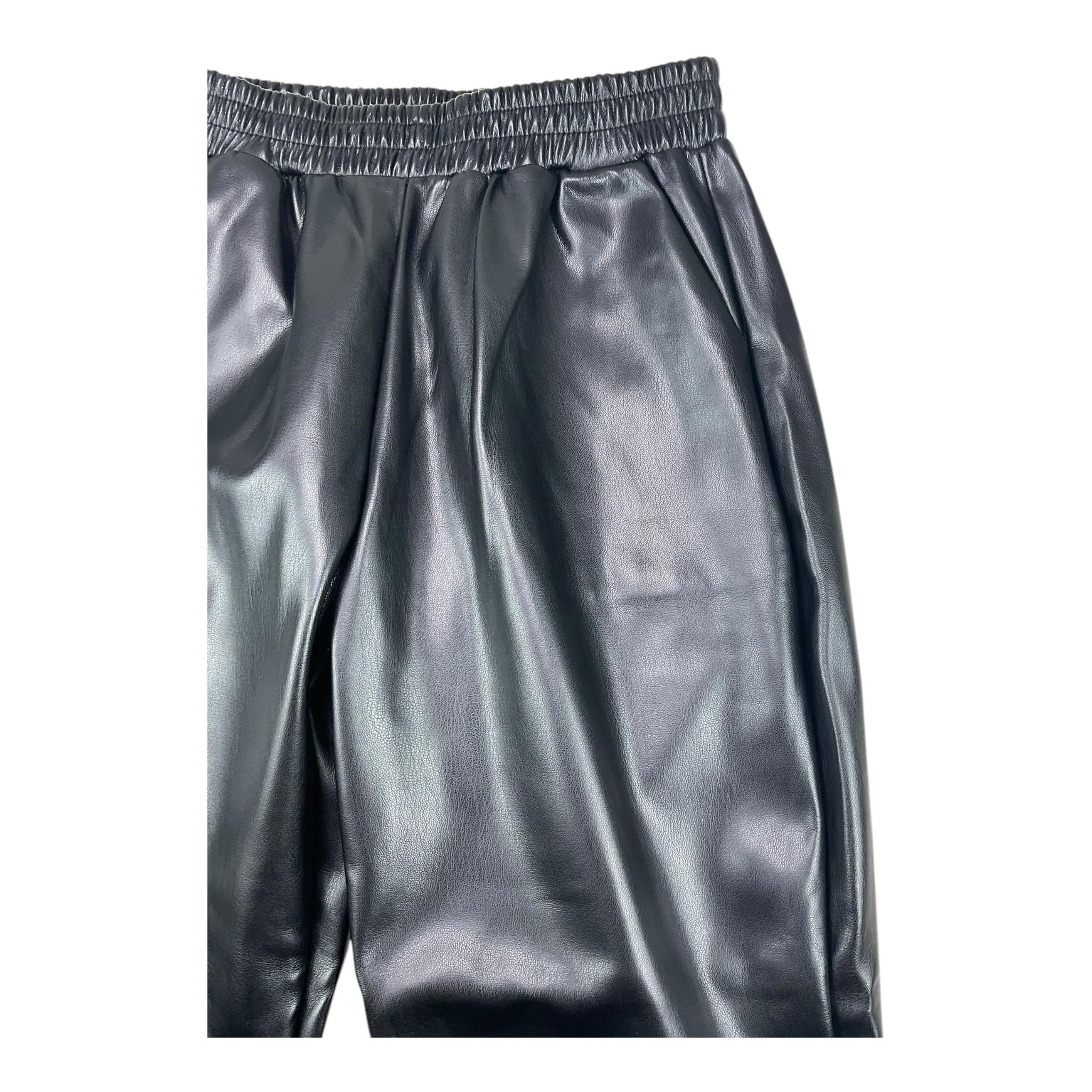 IMPERIAL KIDS pantalone tinta unita in ecopelle Nero per Bambina PE39200G68 NERO IMPERIAL KIDS