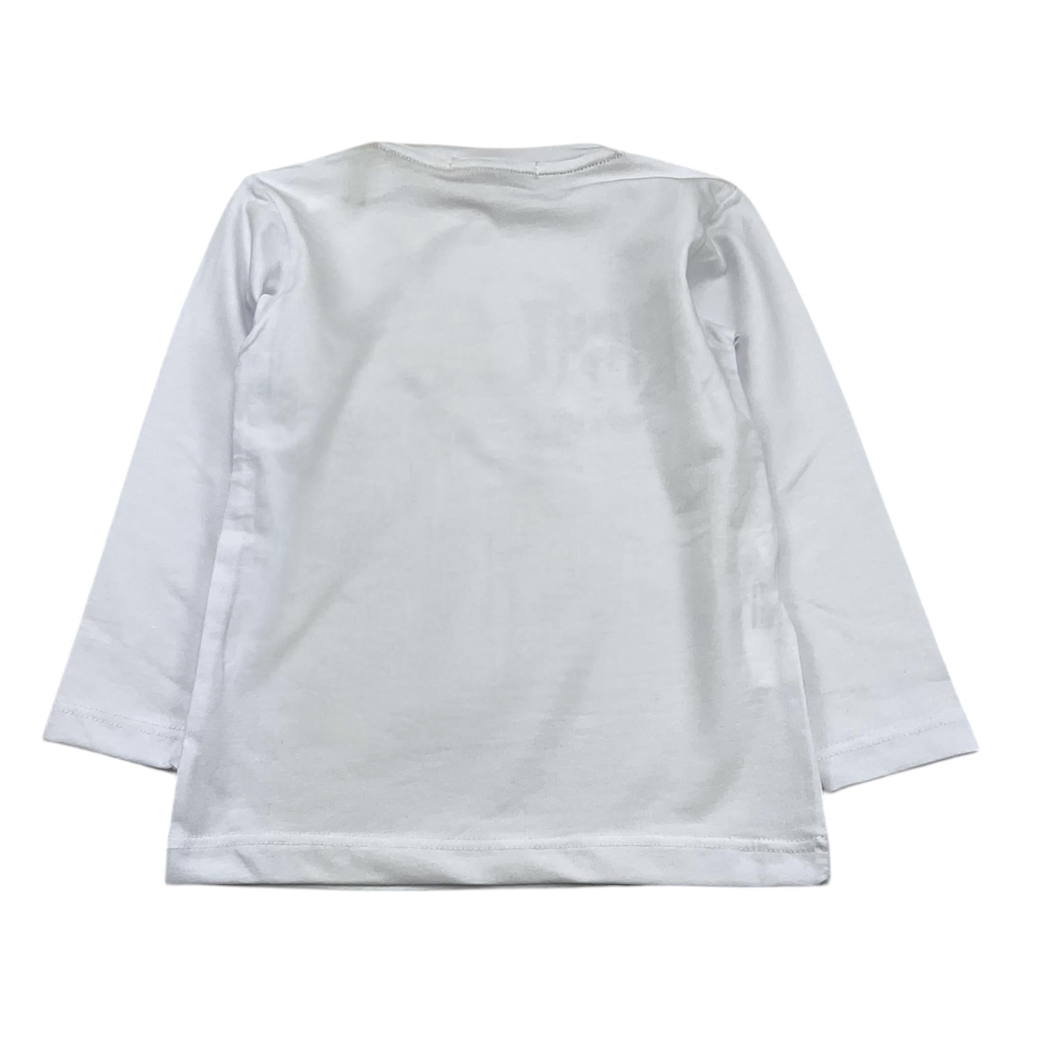 POLO CLUB LONDON shirt girocollo tinta unita con stampa Bianco per Bambino 242115J BIANCO POLO CLUB LONDON