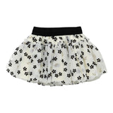 LIU JO gonna tinta unita con tulle e ricami fiori Panna per Neonata HF4067 PANNA LIU JO