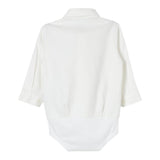 IL GUFO camicia body manica lunga tinta unita Panna per Neonato A24MB036C0019 PANNA IL GUFO