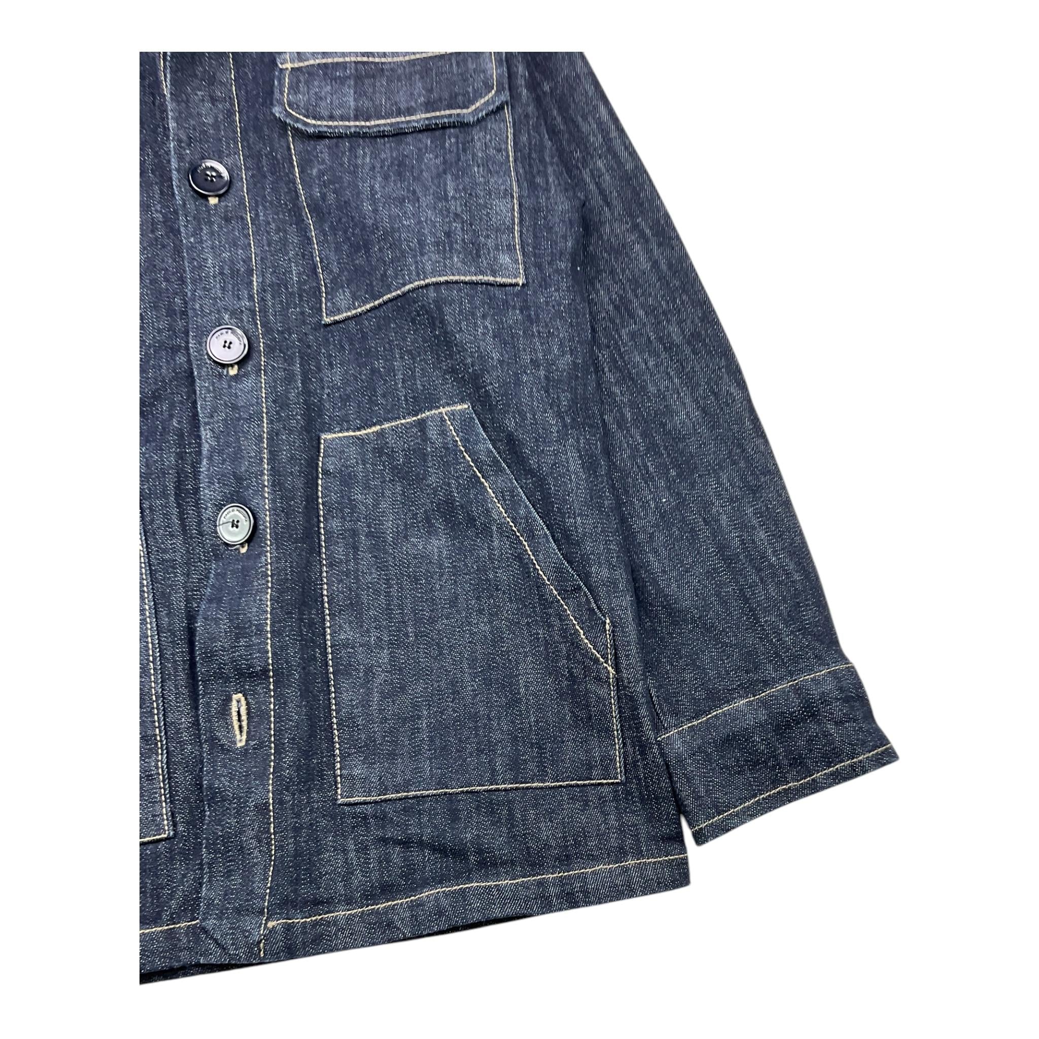 PAOLO PECORA camicia in denim tinta unita Blu per Bambino PP4146 BLU PAOLO PECORA