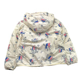 K-WAY giubbino tinta unita con zip e cappuccio Bianco per Bambino K1127IW BIANCO K-WAY