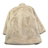 LU LU BY MISS GRANT pelliccia tinta unita modello cappotto Panna per Bambina LL2398 PANNA LU LU BY MISS GRANT