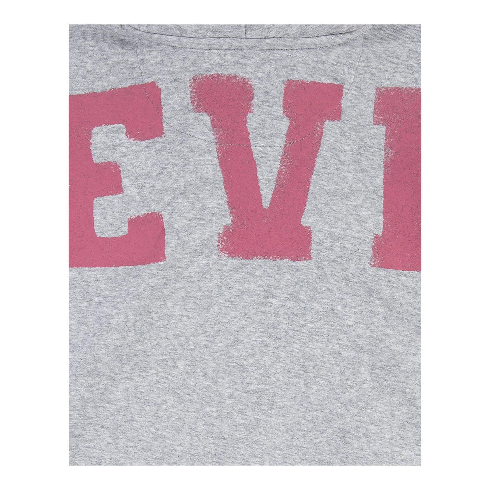 LEVI'S felpa tinta unita con cappuccio e stampa Grigio per Neonata 3EL076N GRIGIO LEVI'S
