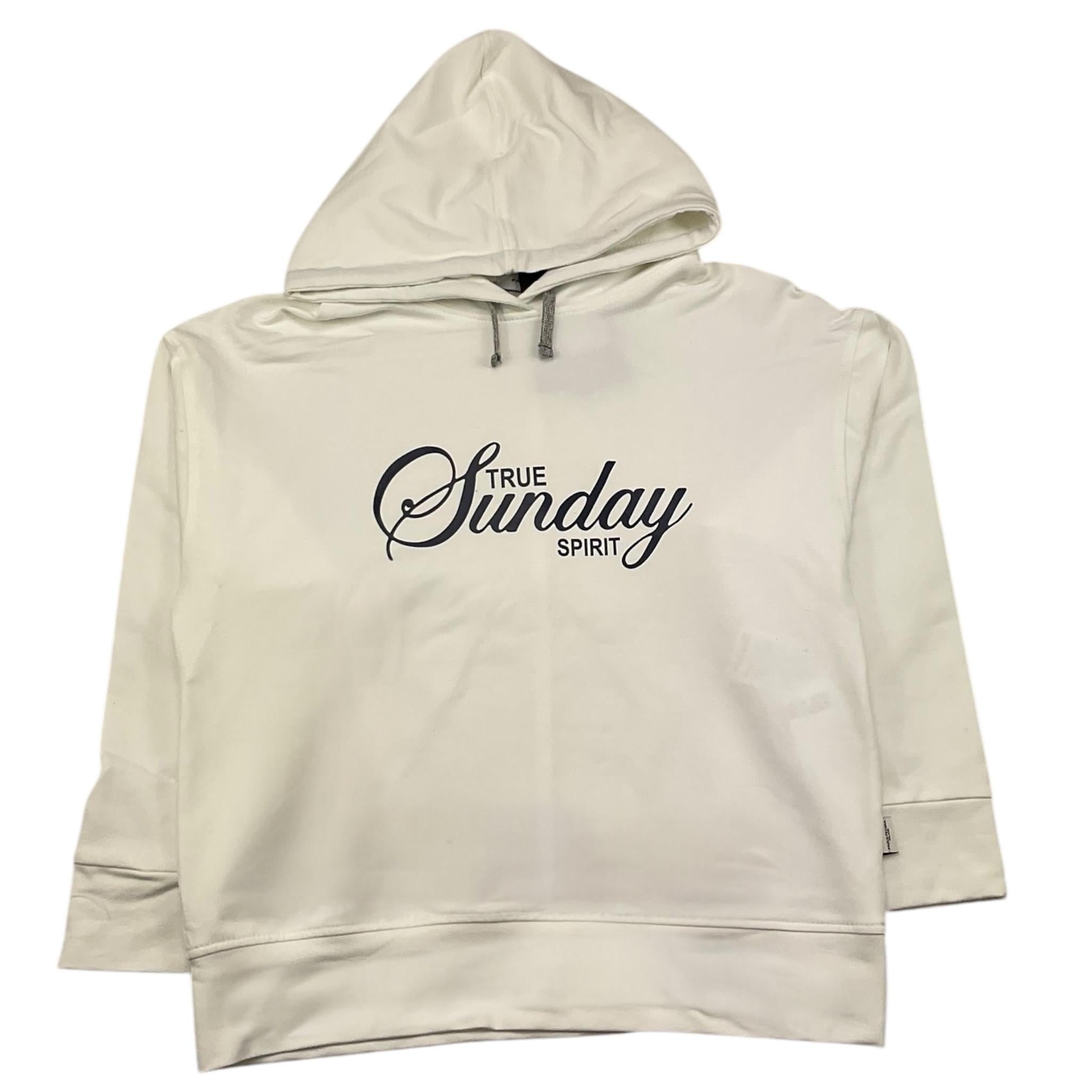 PAOLO PECORA felpa chiusa tinta unita con cappuccio Bianco per Bambino PP4136 BIANCO PAOLO PECORA