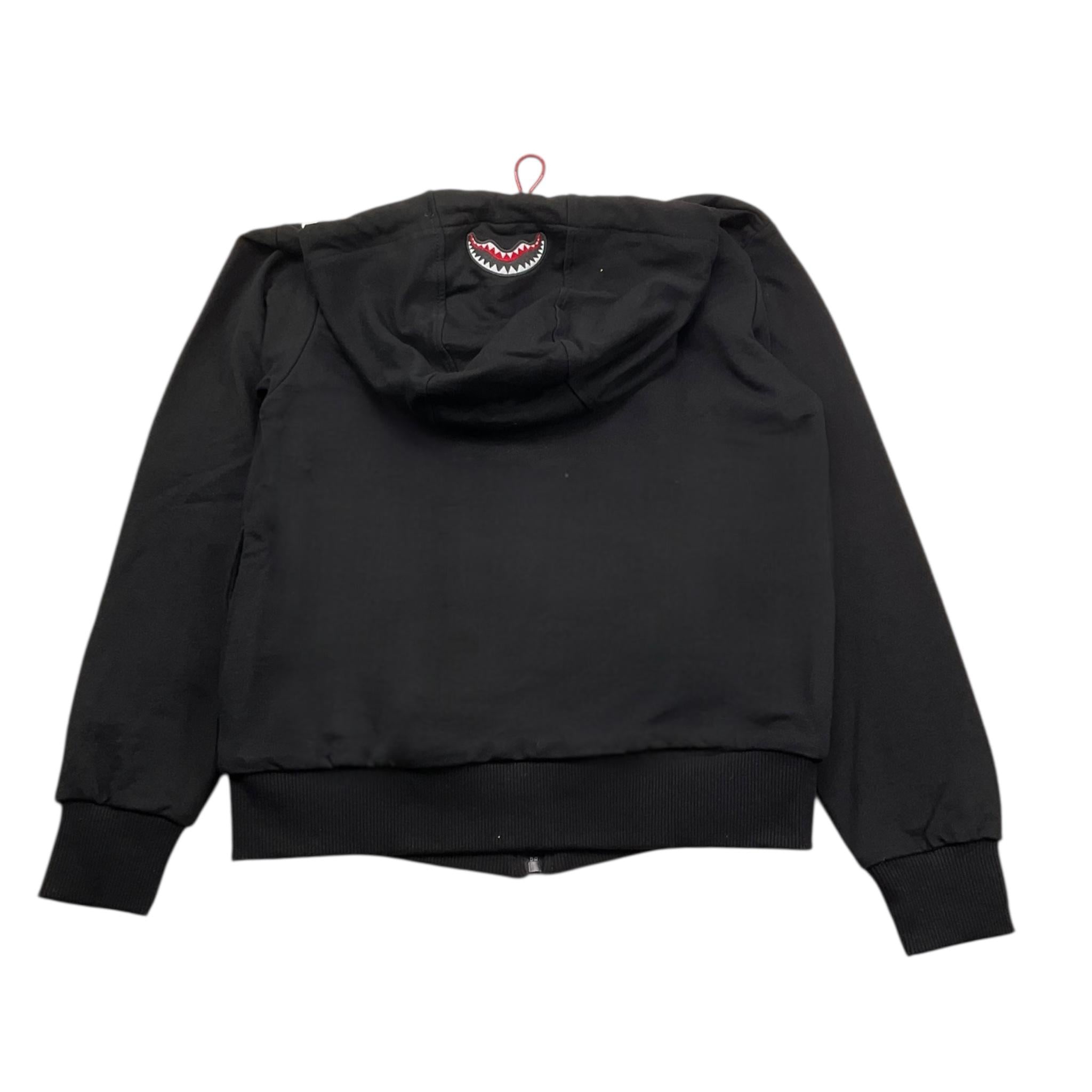 SPRAYGROUND felpa tinta unita con zip e cappuccio Nero per Bambino SPY694BLK NERO SPRAYGROUND