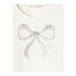 LIU JO felpa chiusa girocollo tnta unita con brillantini Panna per Bambina KF4108F0939X PANNA LIU JO