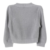 IL GUFO maglia tinta unita con trecce Grigio per Bambina A24MA452EM109 GRIGIO IL GUFO