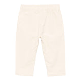 MOSCHINO pantalone tinta unita con camoscio Beige per Neonato MUP053 BEIGE MOSCHINO
