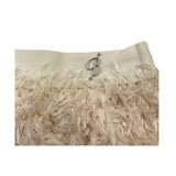 MISS BLUMARINE gonna tinta unita con piume Panna per Neonata IF4129 PANNA MISS BLUMARINE