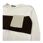 NEVER TOO shirt girocollo tinta unita con taschino Panna per Bambino NT2121R PANNA NEVER TOO