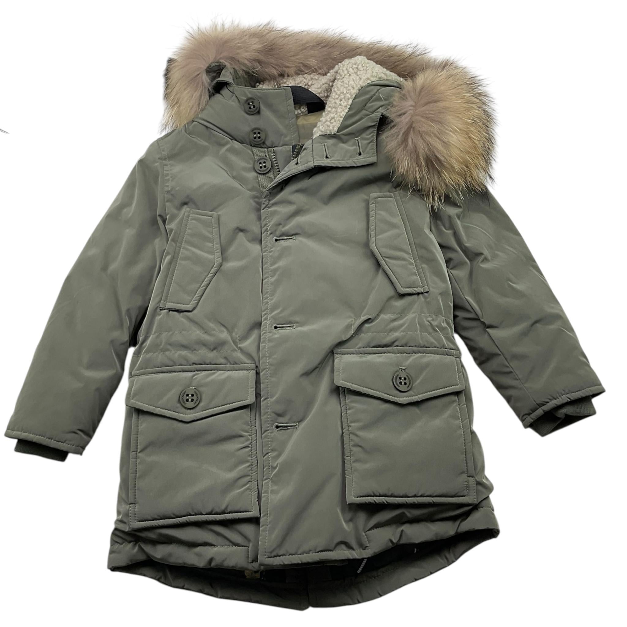 FREEDOMDAY giubbino modello parka tinta unita con cappuccio Verde per Bambino IFRJB6930AH112 VERDE FREEDOMDAY