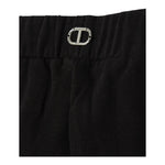 TWINSET pantalone tinta unita con elastico in vita Nero per Bambina 242GJ2332 NERO TWINSET