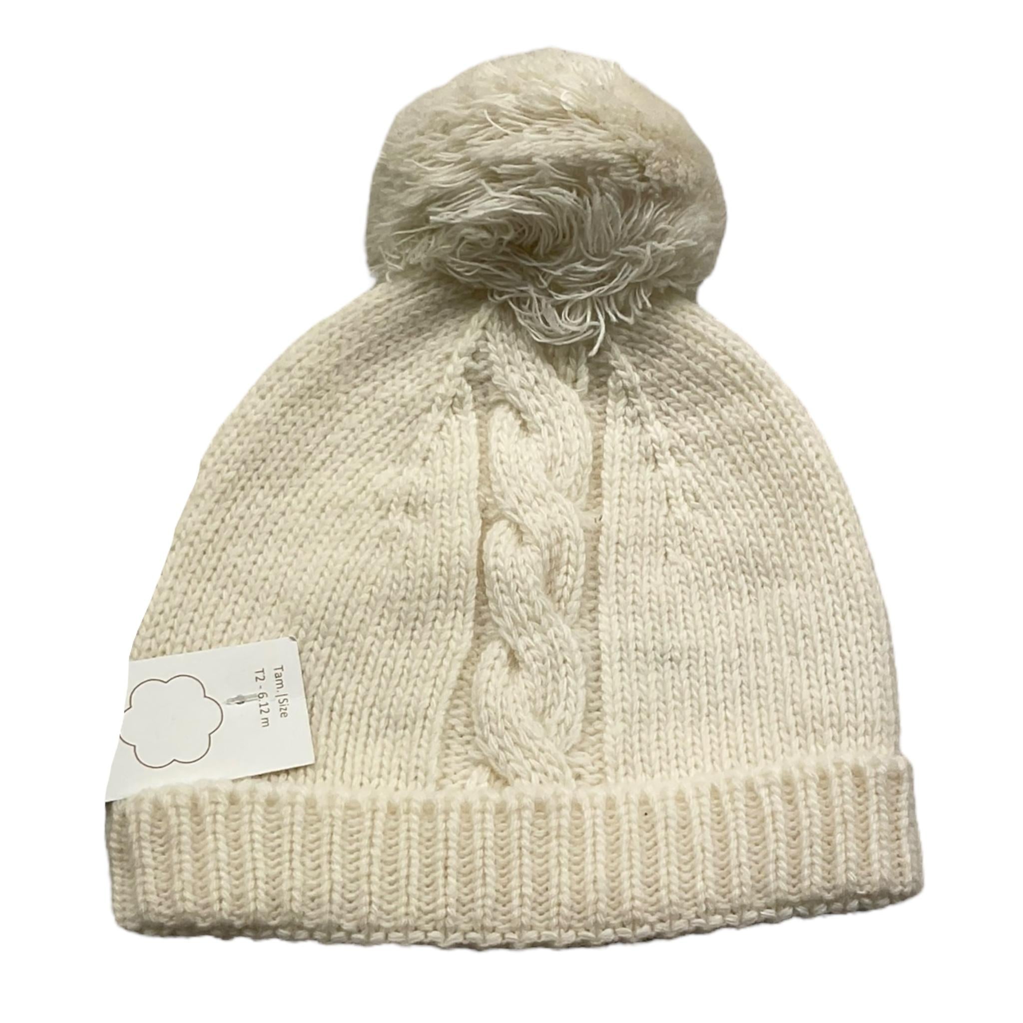 WEDOBLE cappello tinta unita cn pon pon Panna per Neonato I2404307 PANNA WEDOBLE