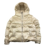 K-WAY giubbino tinta unita con cappuccio Panna per Bambina K7136QW PANNA K-WAY