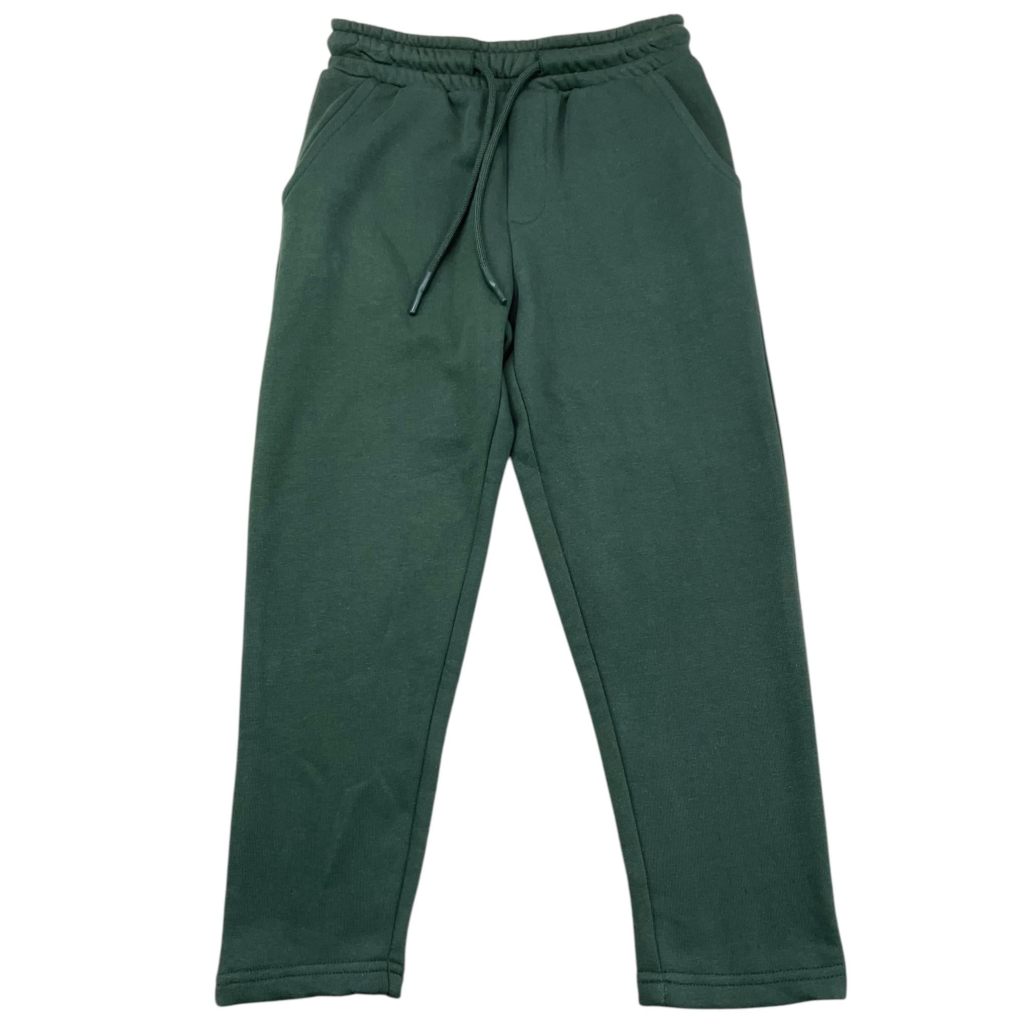 TRUSSARDI pantalone tuta tinta unita Verde per Bambino TBA25009PA VERDE TRUSSARDI