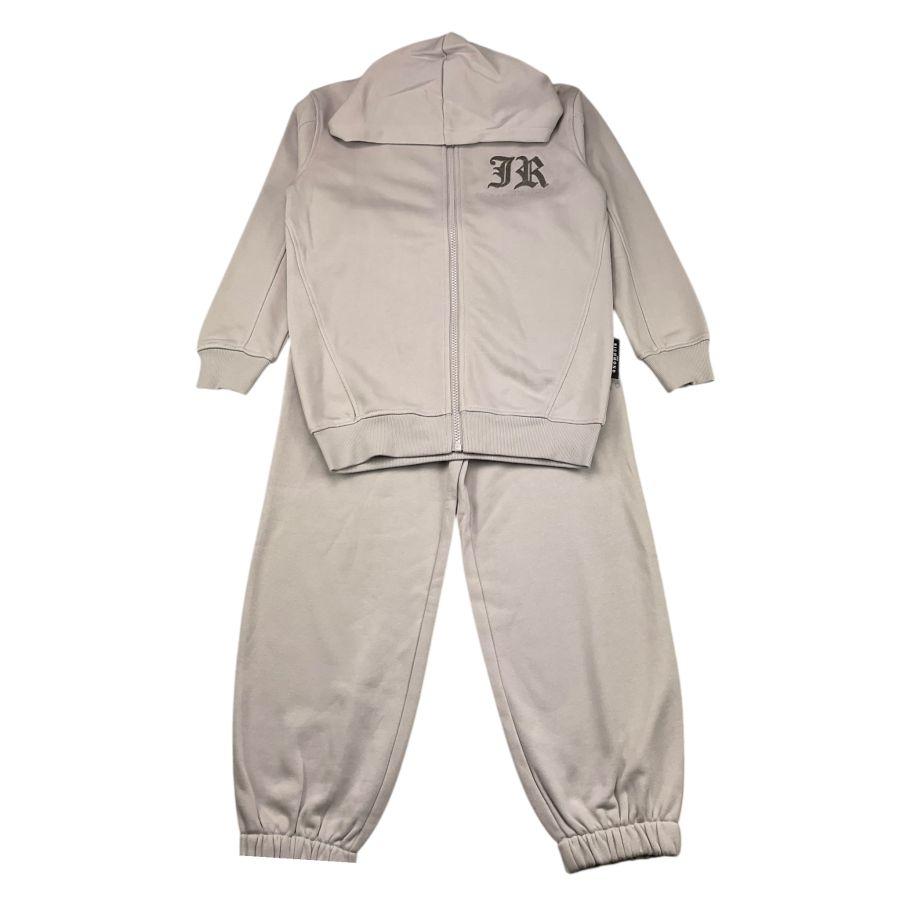 JOHN RICHMOND completo 2 pezzi felpa-pantalone tinta unita Grigio per Bambina RGA25001FE GRIGIO JOHN RICHMOND