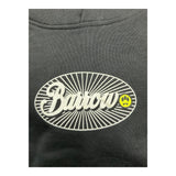 BARROW KIDS felpa tinta unita con cappuccio e stampa Nero per Bambina F4BKJGHS123 NERO BARROW KIDS