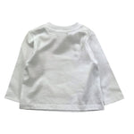 MOSCHINO shirt girocollo tinta unita con stampa Bianco per Neonato MMO014 BIANCO MOSCHINO