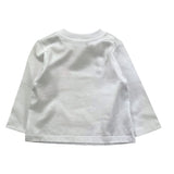 MOSCHINO shirt girocollo tinta unita con stampa Bianco per Neonato MMO014 BIANCO MOSCHINO