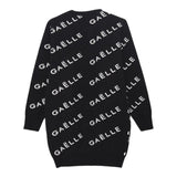 GAELLE abito in maglia tinta unita logato Nero per Bambina 2741VW00416 NERO GAELLE