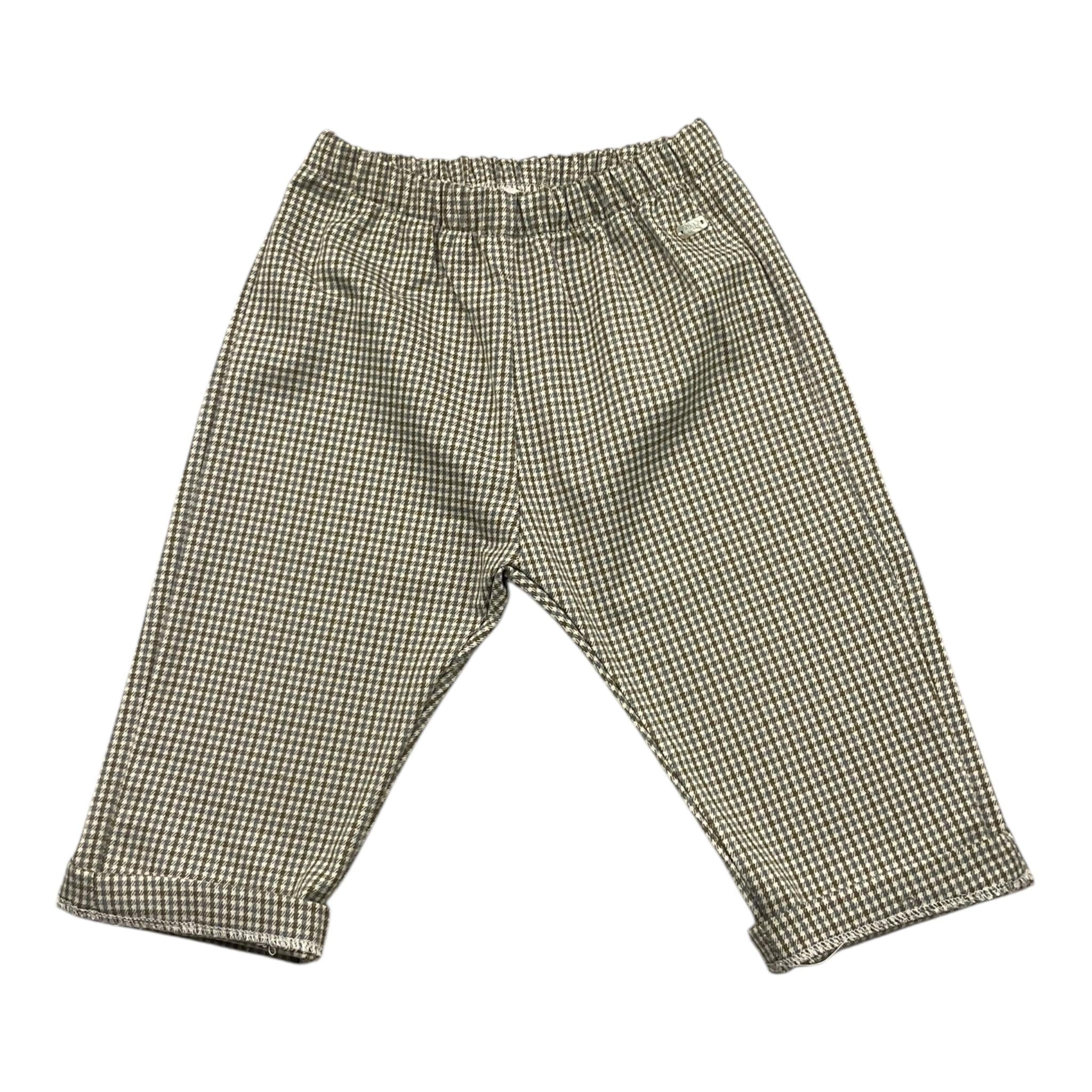 CICCINO pantalone tinta unita con microfantasia Bianco per Neonato LBB4669 BIANCO CICCINO