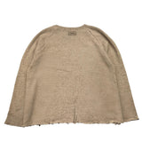 @MADILLY maglia tinta unita con strappi Beige per Bambino 01979 BEIGE @MADILLY