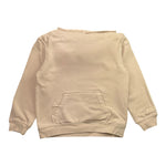 DUSTY COLOR felpa tinta unita con cappuccio Beige per Bambino DUXF4024FE BEIGE DUSTY COLOR